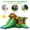 Multi-Activity Inflatable Bounce House Slide Trampoline Ball Pit 3-10 Kids